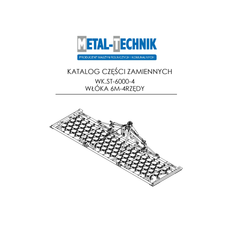 Katalog części zamiennych Włóka 2 siłowniki 6000-4